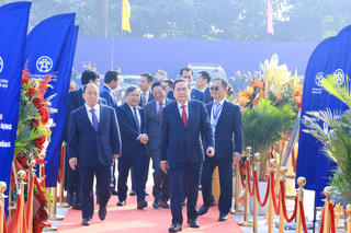 Chủ tịch QH dự lễ khởi công Dự án Đầu tư xây dựng Trục đại lộ cảnh quan sông Hồng