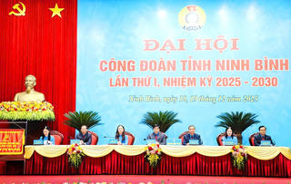 Hơn 600 đại biểu dự Đại hội Công đoàn tỉnh Ninh Bình nhiệm kỳ 2025 - 2030