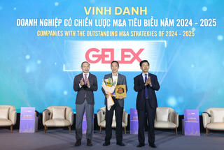 GELEX vinh dự là Doanh nghiệp có chiến lược M&A tiêu biểu 2024-2025