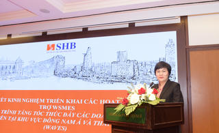 Ngân hàng Nhà nước và ADB vinh danh SHB vì những thành tích xuất sắc trong việc hỗ trợ doanh nghiệp nữ chủ