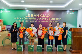 Trần Anh Group tiếp tục bàn giao sổ hồng và tri ân khách hàng La Villa Green City 