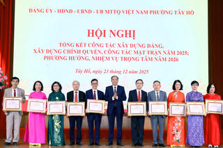 Phường Tây Hồ xây dựng đội ngũ cán bộ bản lĩnh, liêm chính, chuyên nghiệp