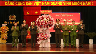 Công an Quảng Ngãi quyết tâm xây dựng lực lượng chính quy, tinh nhuệ, hiện đại