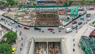 Hà Nội: Điều chỉnh tổ chức giao thông nút giao Giải Phóng - Kim Đồng