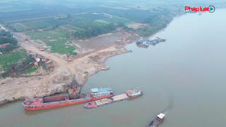 Mỏ cát phục vụ dự án Sân bay Gia Bình: Tập trung sản xuất để đảm bảo tiến độ