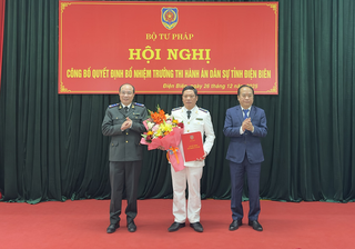Ông Đoàn Trọng Ngôn được bổ nhiệm Trưởng Thi hành án dân sự tỉnh Điện Biên