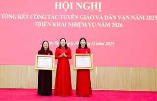 Ninh Bình tổng kết công tác tuyên giáo, dân vận năm 2025: Tăng cường tạo đồng thuận xã hội trong giai đoạn mới