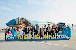 Nghệ An đón chuyến bay đầu tiên, mở màn hoạt động du lịch năm 2026