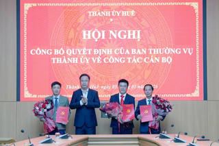 Huế điều động hai cán bộ giữ chức Bí thư Đảng ủy phường 