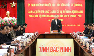  Phó Thủ tướng Thường trực Nguyễn Hòa Bình giám sát, kiểm tra công tác chuẩn bị bầu cử tại Bắc Ninh