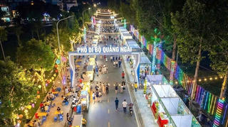 Quảng Ngãi: Khởi động lại phố đi bộ ven sông Trà Khúc cùng kỳ vọng mới