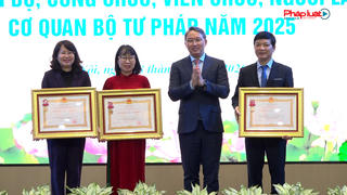 Bộ trưởng Bộ Tư pháp: Tự hào với những đóng góp và cống hiến của đội ngũ cán bộ trong năm 2025