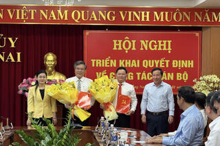 Đồng Nai: Bí thư xã Long Thành được điều động, bổ nhiệm Trưởng Ban Tuyên giáo và Dân vận Tỉnh ủy