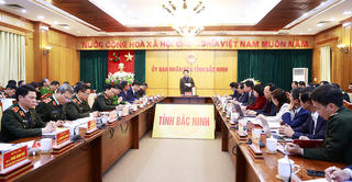 Bộ trưởng Bộ Công an làm việc với Bắc Ninh về tiến độ giải phóng mặt bằng Cảng hàng không quốc tế Gia Bình