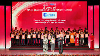 Mcredit ghi danh TOP 500 doanh nghiệp lớn nhất Việt Nam 2025