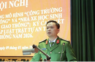 Lạng Giang (Bắc Ninh) ra mắt và nhân rộng mô hình “Cổng trường an toàn giao thông” và “Nhà xe học sinh an toàn giao thông”