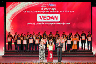 Vedan giữ vững vị trí “Top 500 doanh nghiệp lớn nhất Việt Nam”  lần thứ 13