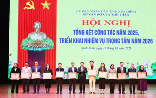 Sở Văn hóa và Thể thao Ninh Bình triển khai nhiệm vụ trọng tâm năm 2026