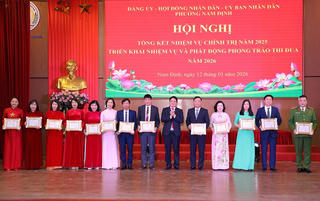 Phường Nam Định triển khai nhiệm vụ trọng tâm năm 2026