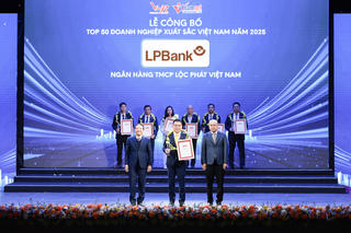 LPBank ghi dấu ấn trong 50 doanh nghiệp xuất sắc Việt Nam 2025 