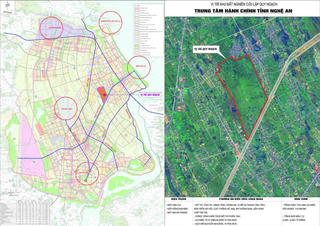 Dự kiến điều chỉnh các quy hoạch liên quan dự án Trung tâm hành chính tỉnh Nghệ An