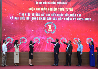 Quảng Ngãi phát động Cuộc thi trực tuyến tìm hiểu pháp luật về bầu cử 