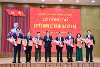 Lâm Đồng điều động, bổ nhiệm loạt cán bộ