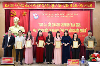 Hội Nhà báo tỉnh Phú Thọ phát động Cuộc thi báo chí 'Phú Thọ vững bước đi lên' năm 2026