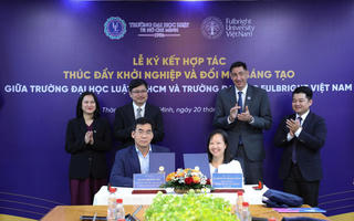 Trường Đại học Luật TP.HCM và Trường Đại học Fulbright Việt Nam
hợp tác thúc đẩy khởi nghiệp và đổi mới sáng tạo