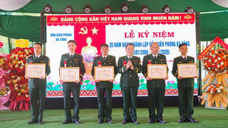 Dấu ấn 20 năm bám trụ biên cương của những người lính quân hàm xanh