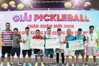 Nhiều Giải Pickleball sôi động chào đón Xuân mới