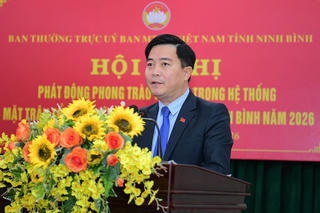 Ủy ban MTTQ Việt Nam tỉnh Ninh Bình phát động phong trào thi đua năm 2026