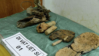 Phát hiện hài cốt liệt sĩ tại vườn nhà dân ở Quảng Trị