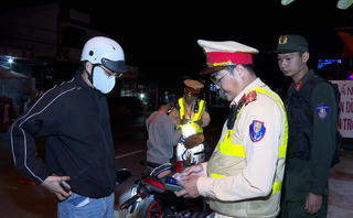 Cà Mau “không vùng cấm” trong siết chặt kiểm soát nồng độ cồn dịp Tết