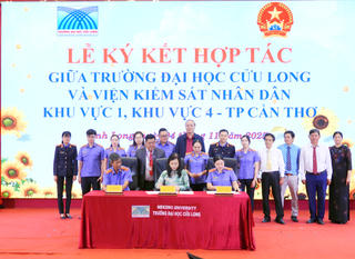 Trường Đại học Cửu Long tăng cường hợp tác đào tạo sinh viên ngành Luật