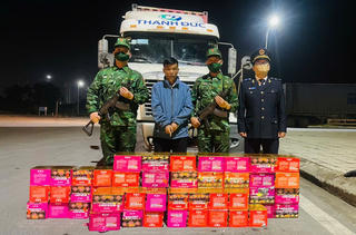 Bắt giữ 165kg pháo hoa nổ tại Quảng Ninh