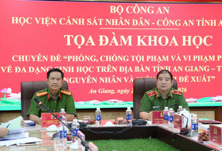Công an tỉnh An Giang tổ chức tọa đàm khoa học về phòng, chống tội phạm xâm hại đa dạng sinh học
