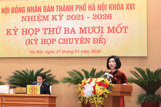 Khai mạc Kỳ họp thứ 31, HĐND TP Hà Nội: Xem xét các nội dung về công tác cán bộ