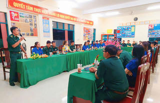 Bộ đội Biên phòng An Giang đồng hành, hướng nghiệp cho thanh niên hoàn thành nghĩa vụ quân sự