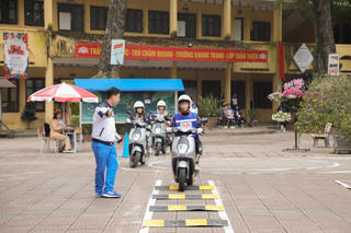 Honda Việt Nam triển khai hướng dẫn pháp luật về trật tự an toàn giao thông và kỹ năng lái xe an toàn trên địa bàn trọng điểm