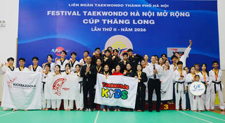 Khai mạc Festival Taekwondo Hà Nội mở rộng 2026: Điểm sáng về xã hội hóa và kỷ luật thi đấu
