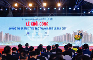 Tổng Bí thư Tô Lâm dự Lễ khởi công Khu đô thị Bắc Thăng Long Urban City 