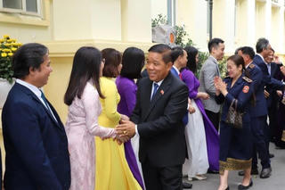 Đoàn đại biểu Ủy ban Kiểm tra - Thanh tra tỉnh Hủa Phăn (Lào) thăm, chúc tết tại Thanh Hóa