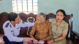 Nghĩa tình người lính biển giữa lòng Quảng Ngãi