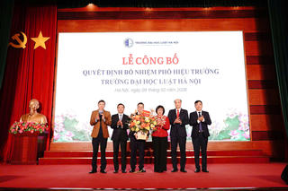 Trường Đại học Luật Hà Nội có tân Phó Hiệu trưởng