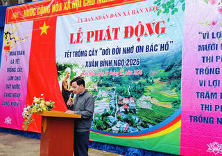 Xã Bản Xèo (Lào Cai) phát động Tết trồng cây Xuân Bính Ngọ 2026