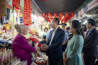 Lãnh đạo TP Huế kiểm tra tình hình hàng hóa phục vụ Tết Bính Ngọ 2026