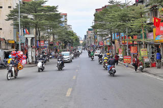 Hà Nội: Thí điểm phân luồng giao thông trên phố Khâm Thiên từ 14/2