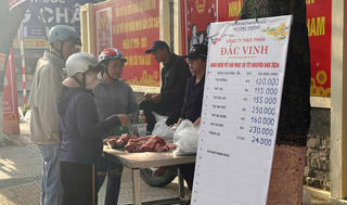 Đà Nẵng mở 19 điểm bán thịt, trứng bình ổn giá phục vụ Tết Bính Ngọ