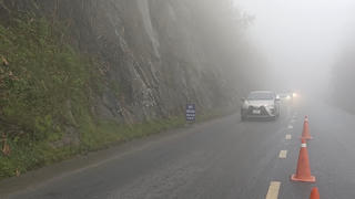 Cảnh báo sương mù dày, tầm nhìn hạn chế trên Quốc lộ 4D qua Sa Pa